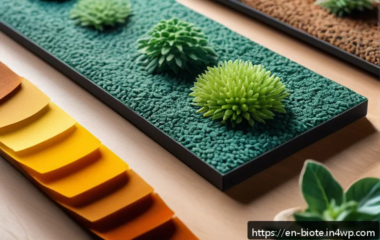 바이오 기반 소재의 고객 맞춤형 개발 - A modern eco-friendly product design studio showcasing sustainable innovation: a diverse team of des...